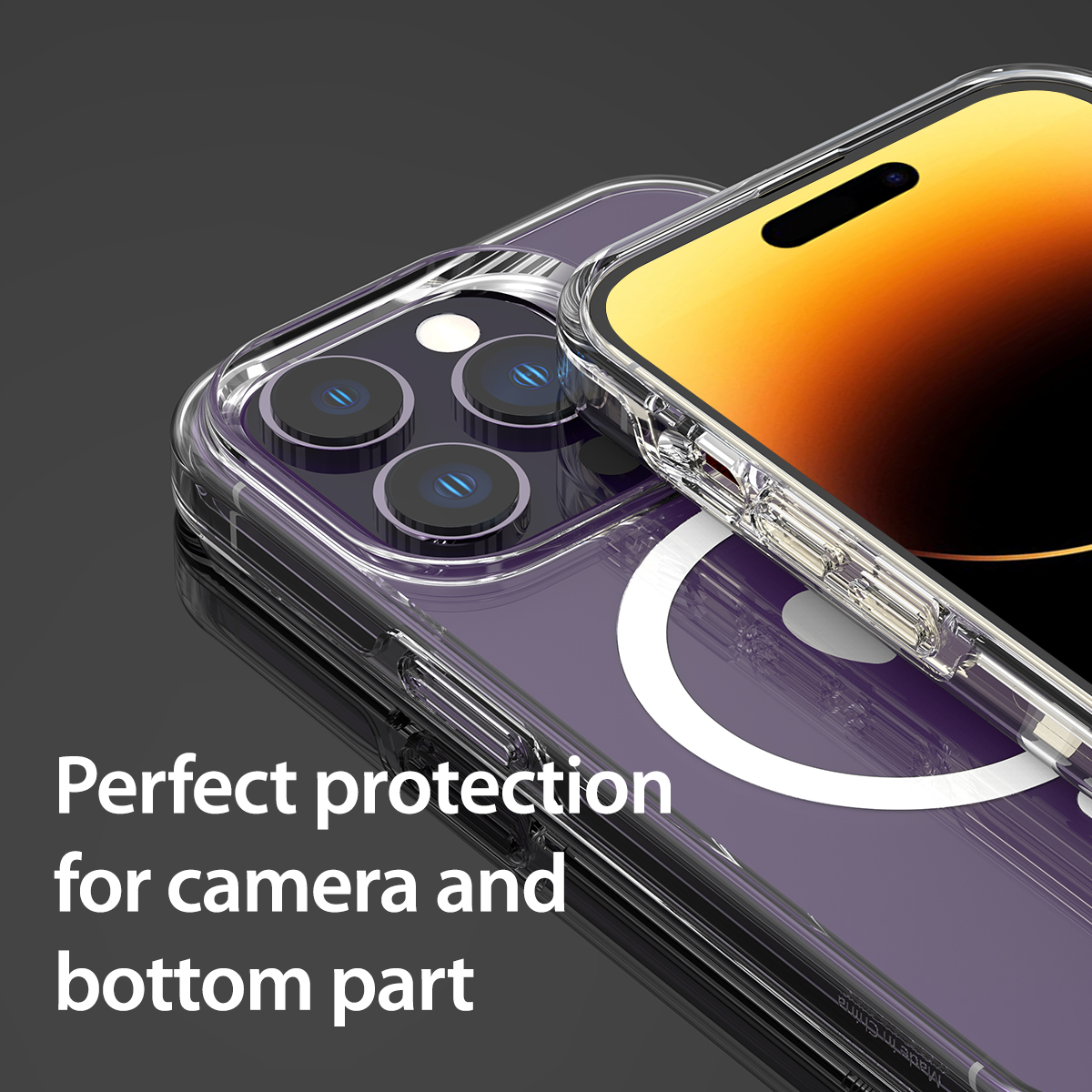 Ốp Lưng Chống Sốc ARAREE Duple M Clear Dành Cho iPhone 14 / 14 Plus / 14 Pro / 14 Pro Max - Hàng Chính Hãng
