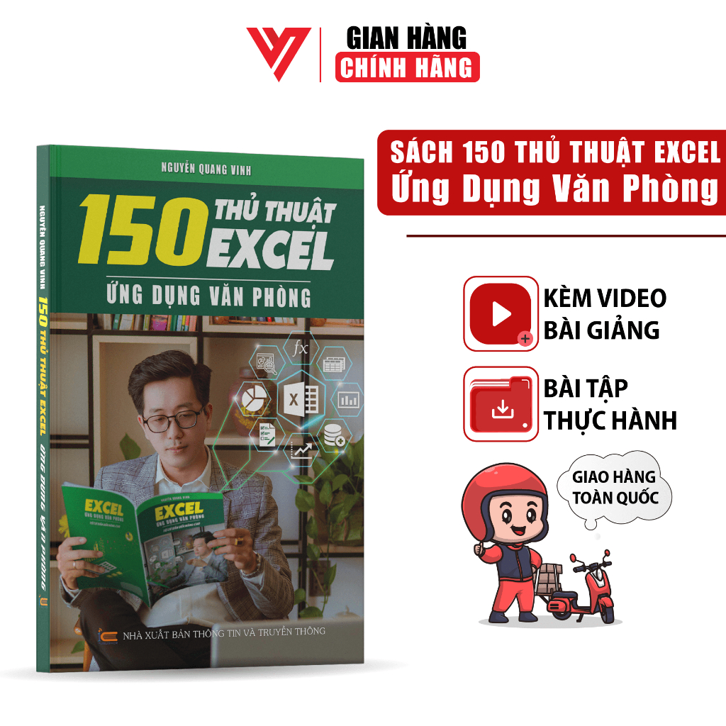 Combo 4 Sách Excel - Google Sheet - 150 TT - Power Query ĐÀO TẠO TIN HỌC Ứng Dụng Văn Phòng Kèm Video Khóa Học