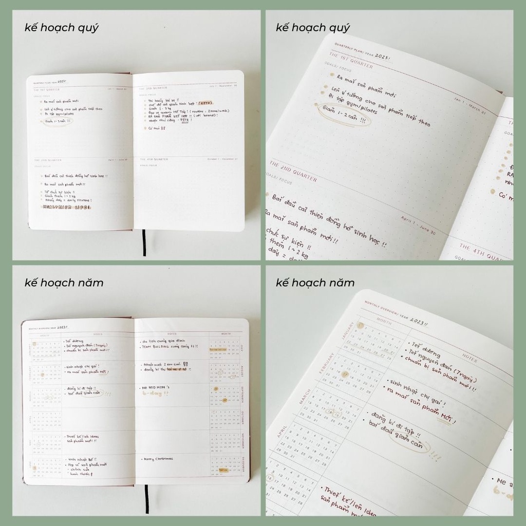Sổ planner 2023 sổ kế hoạch 12 tháng Crabit Planner My Twenty Something