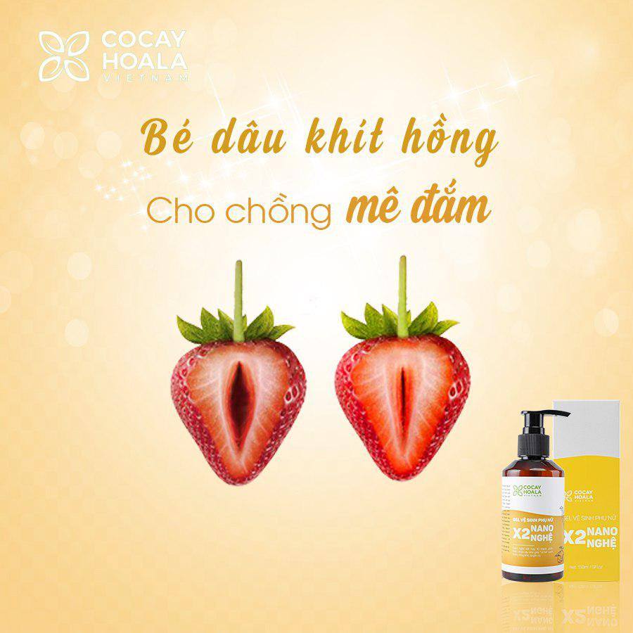 Gel Vệ Sinh Phụ Nữ Giảm Viêm Ngứa X2 Nano Nghệ Cocayhoala 150ml