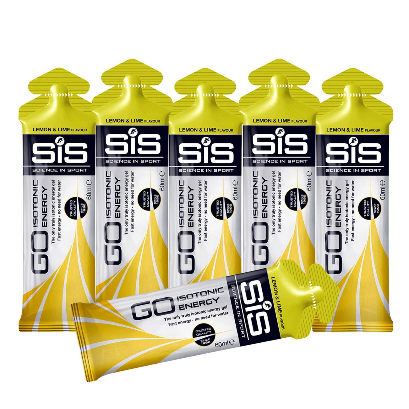 Combo 5 gói Gel Năng Lượng Thể Thao Chạy Bộ SiS The GO Isotonic Enery Gel (mix vị)