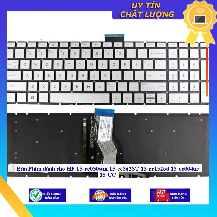 Bàn Phím dùng cho HP 15-cc050wm 15-cc563ST 15-cc152od 15-cc004ur 15-CC - Màu đen ko led - Hàng Nhập Khẩu New Seal