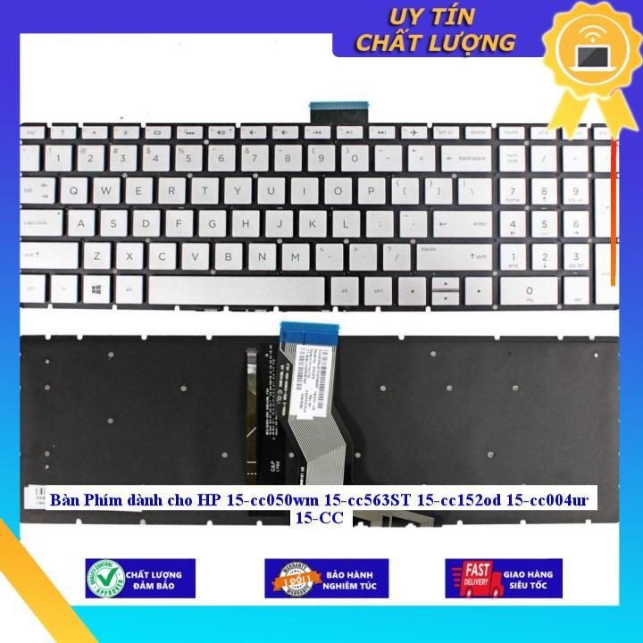 Bàn Phím dùng cho HP 15-cc050wm 15-cc563ST 15-cc152od 15-cc004ur 15-CC - Hàng chính hãng - Màu đen ko led MIKEY1508