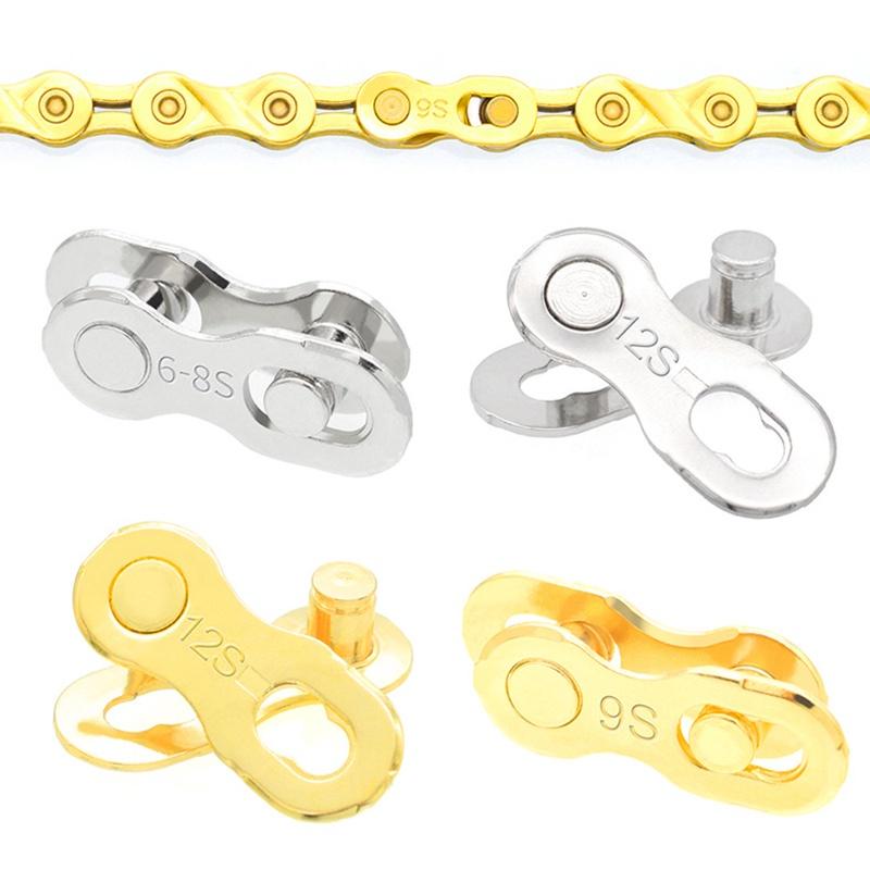Khóa xích xe đạp leo núi màu vàng