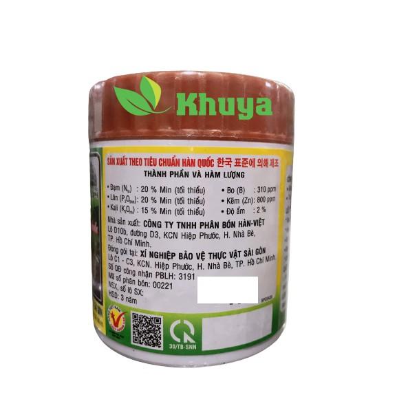 PHÂN NPK BỔ SUNG VI LƯỢNG NPK 20-20-15+TE hủ 200gr CHUYÊN DÙNG RAU MÀU – HOA – CÂY CẢNH