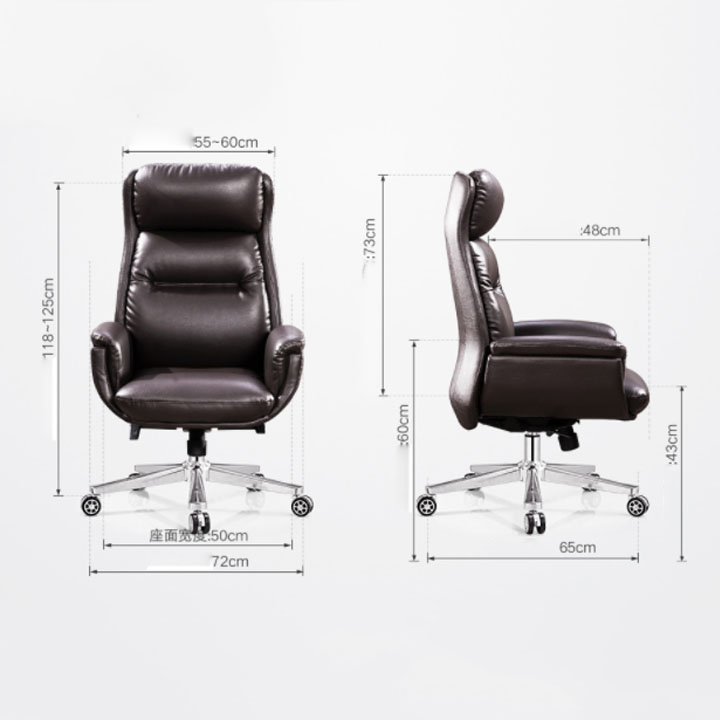 Ghế BOSS Hiện đại Lưng Cao Xoay 360 Độ Đa năng - Ghế Làm Việc Văn Phòng Có Bánh Xe Tiện lợi cao cấp GHP042