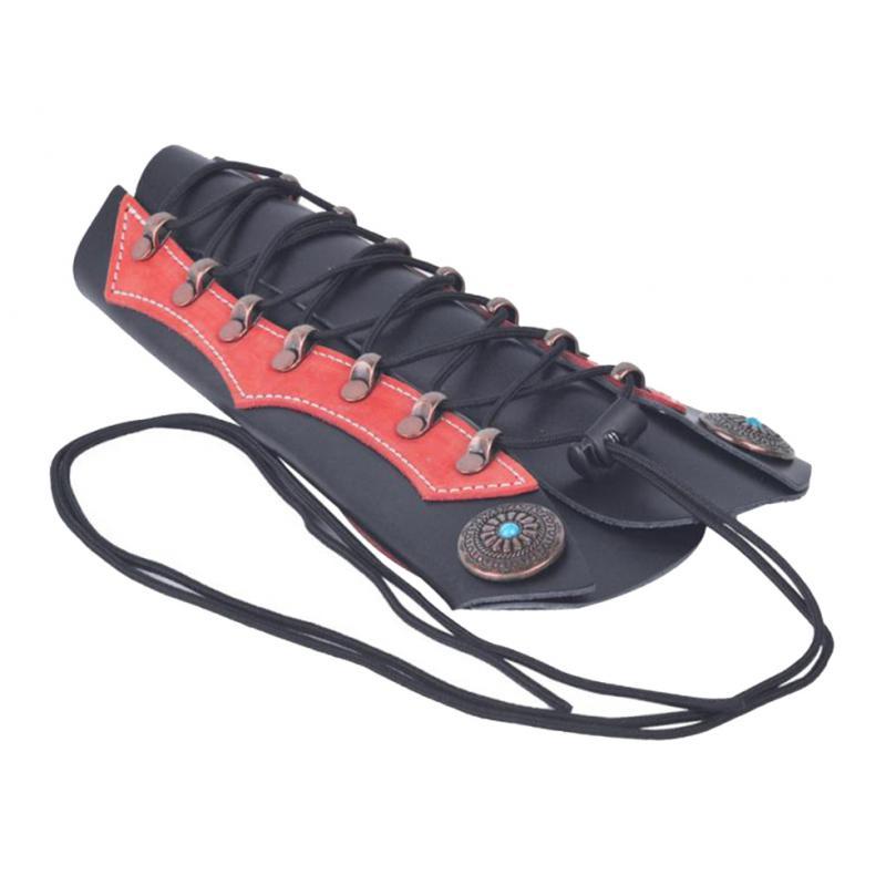 Adjustable Archery Arm Guard Protector Armband Safe Strap Bracer Hunting