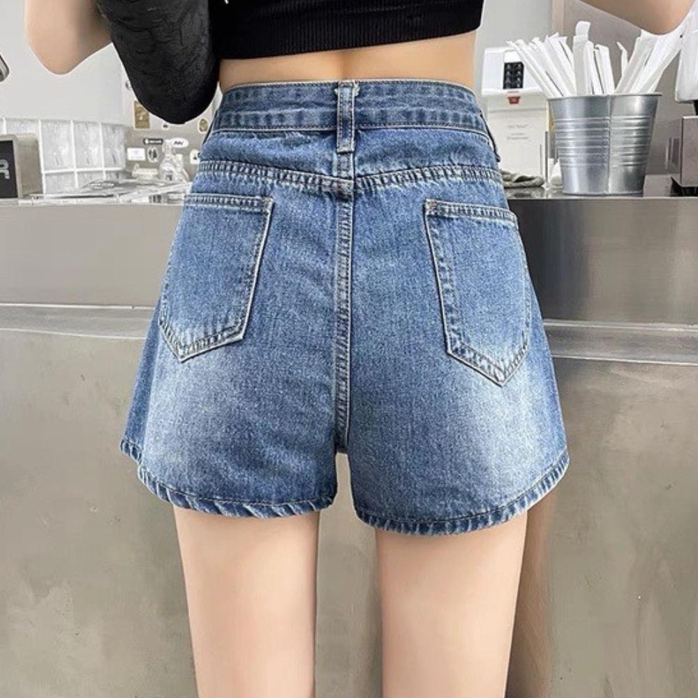 Quần giả váy Jean Bigsize Nữ chất mềm đẹp dáng chữ A lưng cao tôn dáng không co giãn BIGSIZE CÔ NHỎ - GV3