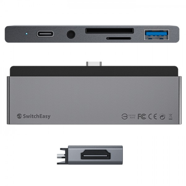 Cổng Chuyển Đổi SwitchDrive 6 in 1 USB-C HUB - Hàng Chính Hãng