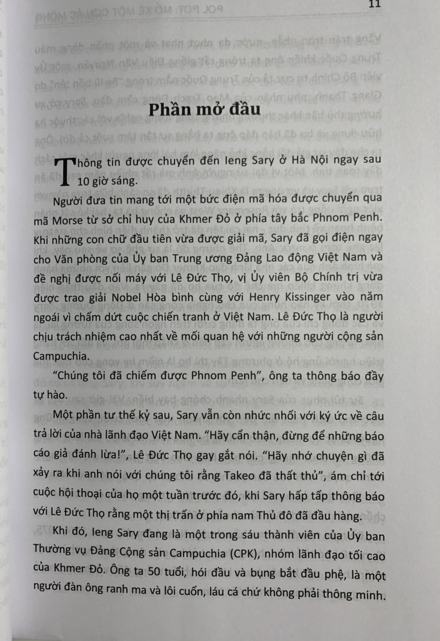 PoLPot Mổ Xẻ Một Cơn Ác Mộng (Sách tham khảo, xuất bản lần thứ hai)