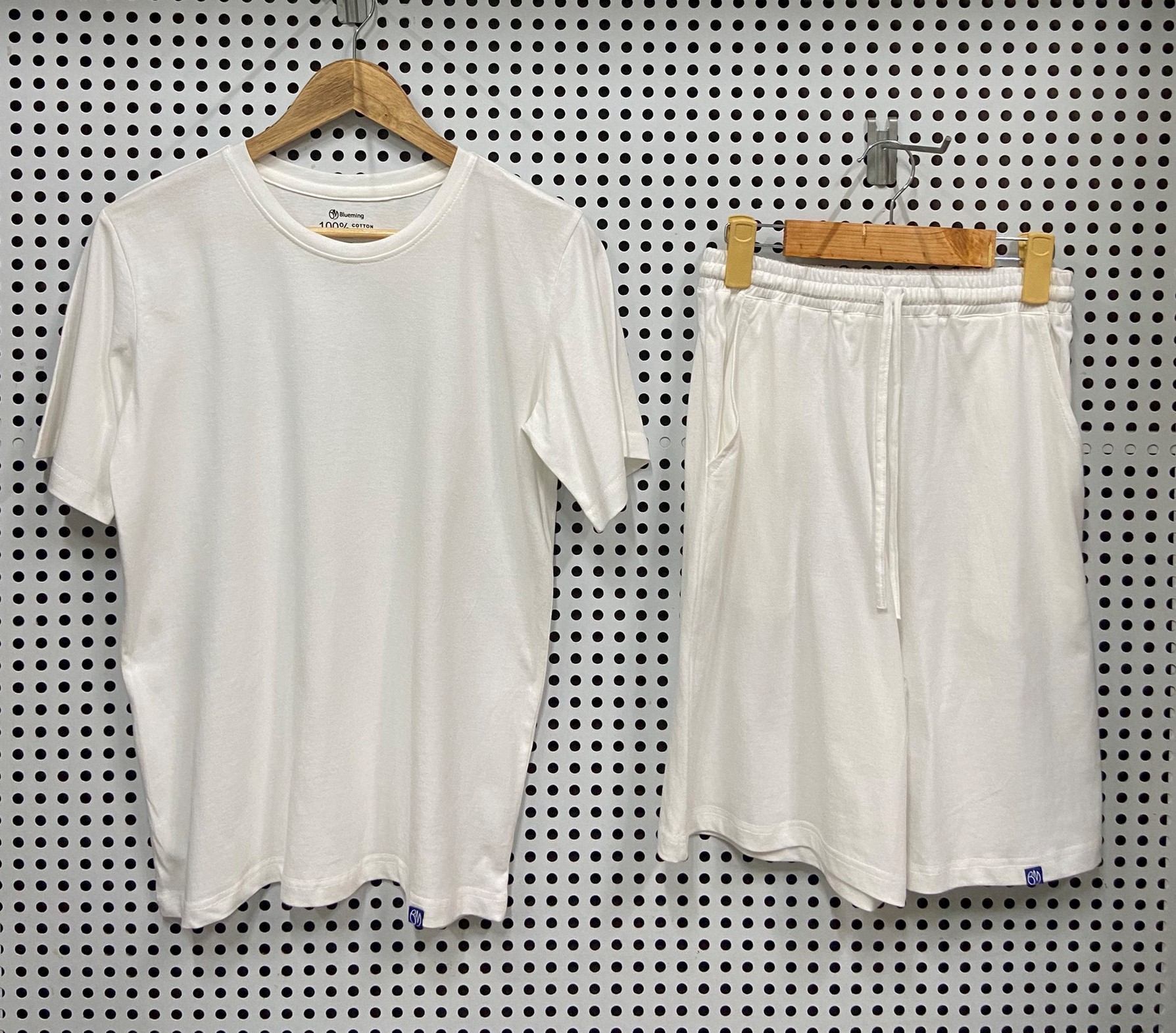 Bộ Quần Áo M103 Nam Blueming- co giãn 4 chiều -Cotton 100% - Thun Màu Trơn Phong Cách Cá Tính