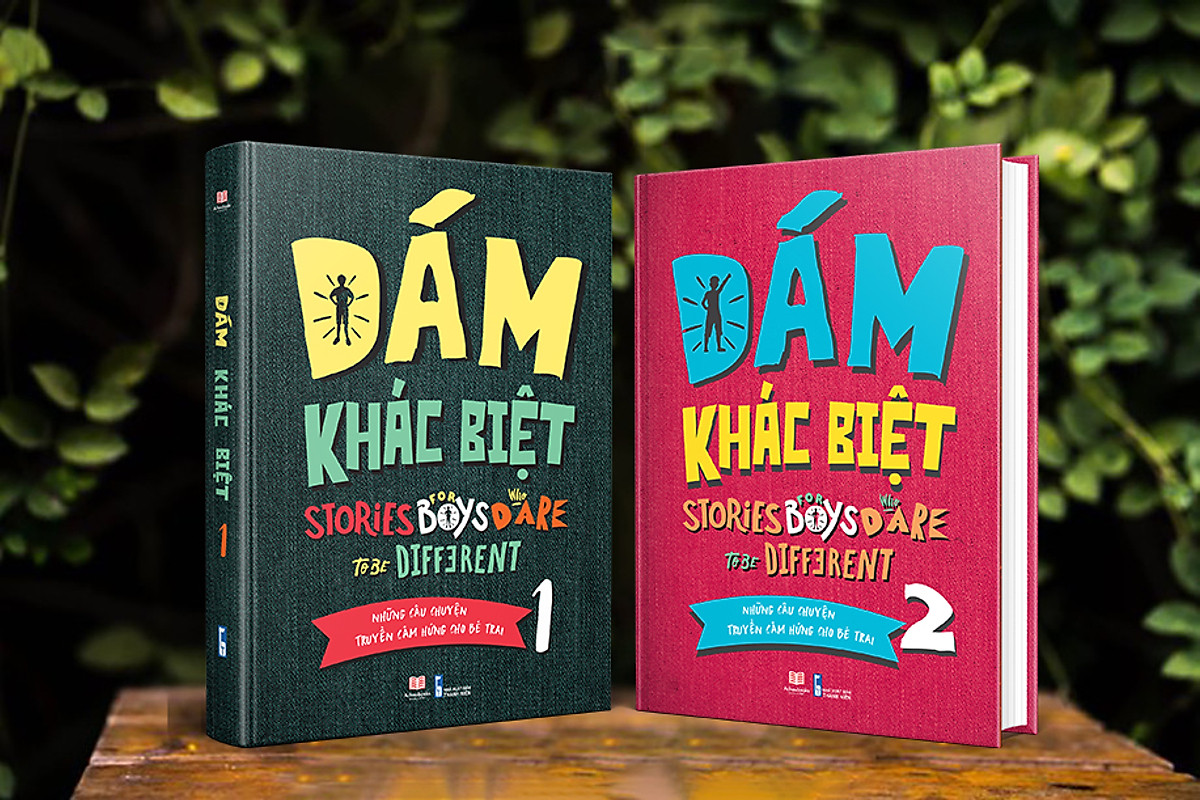 Sách Dám Khác Biệt - Những Câu Chuyện Truyền Cảm Hứng Cho Bé Trai  Bộ 2 cuốn  - Gói đơn giản thôi