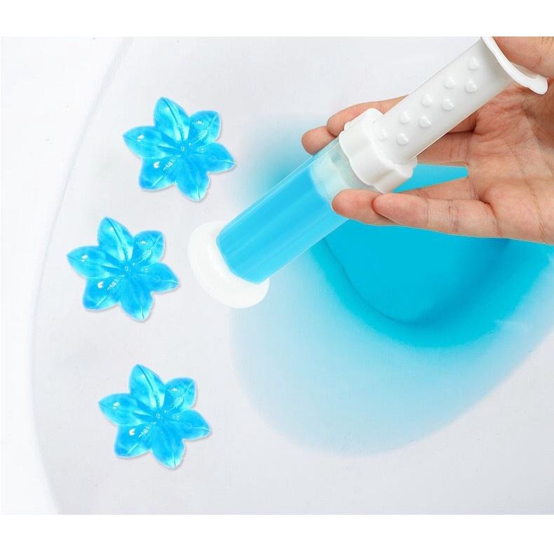 Gel Khử Mùi Làm Thơm Bồn Cầu Hình Cánh Hoa Loại 1