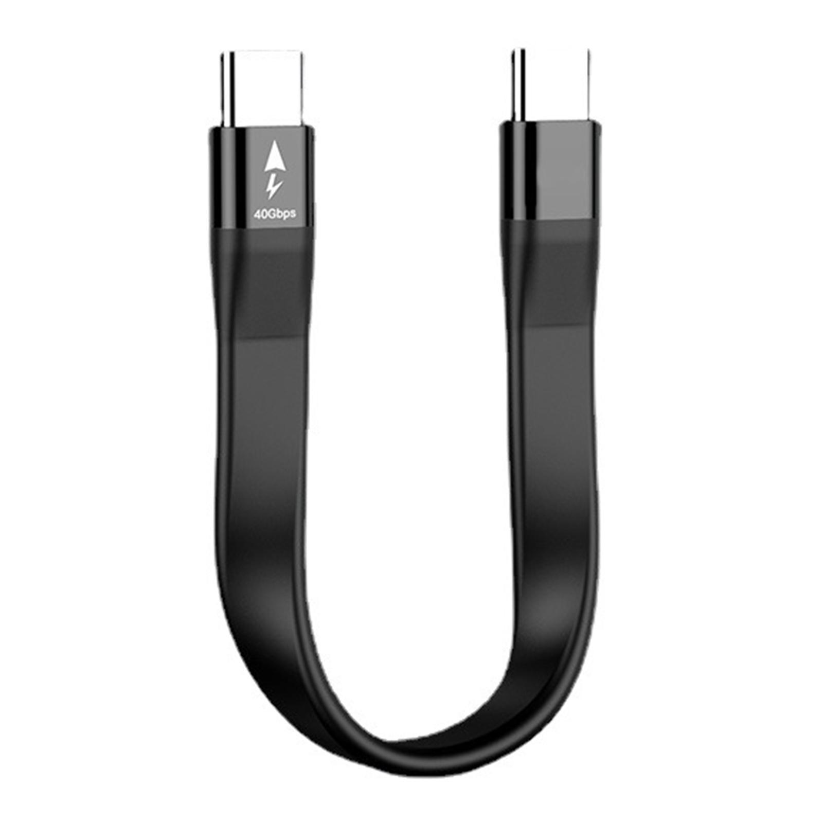 USB C to USB C Cable USB3.1  Short USB C Cable 100W  5A for Laptops