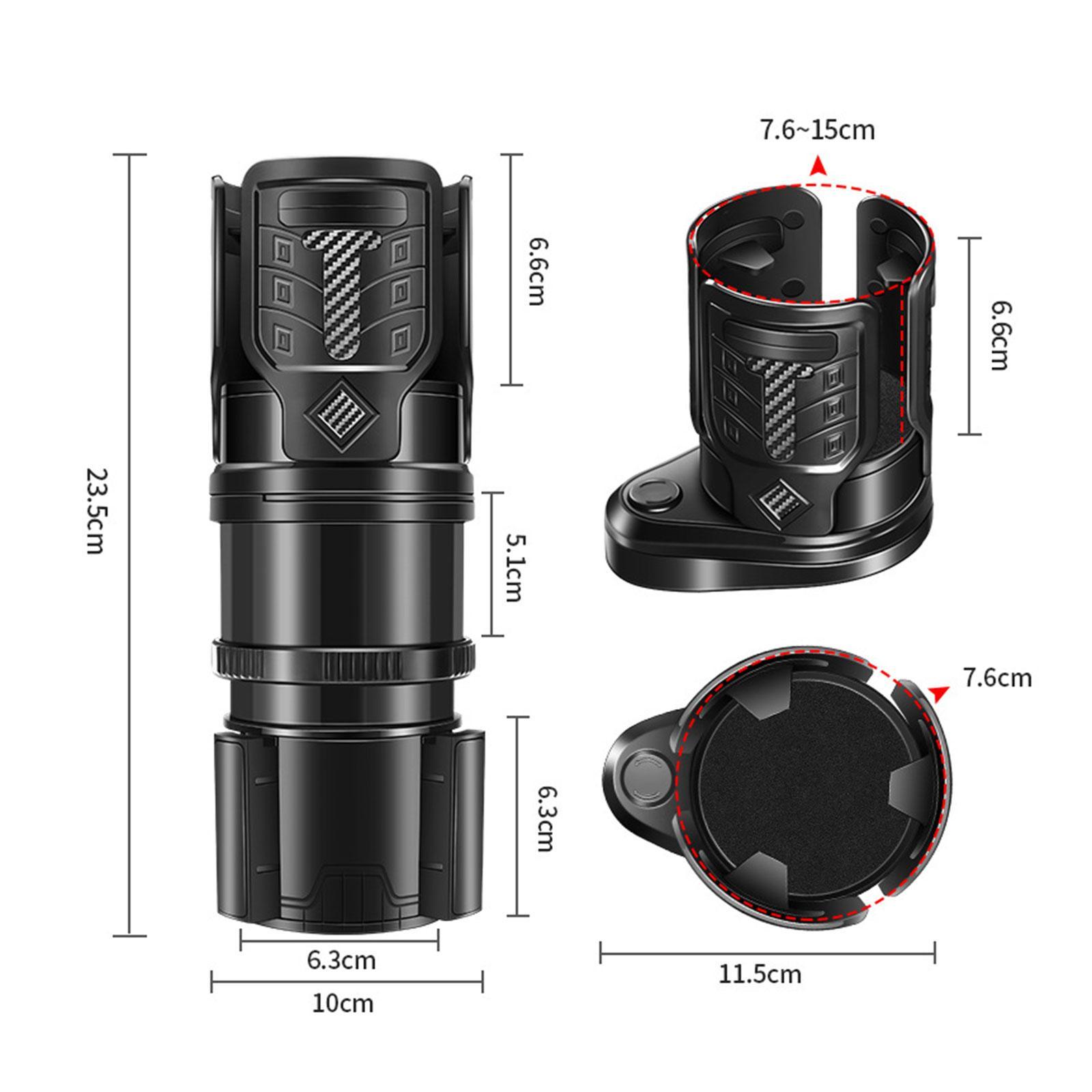 Car Cup Holder Expander ,Car Accessory with Adjustable ,High Capacity, Adapter Organizer for Automotive Beverage Cup Drink Placement ,Auto