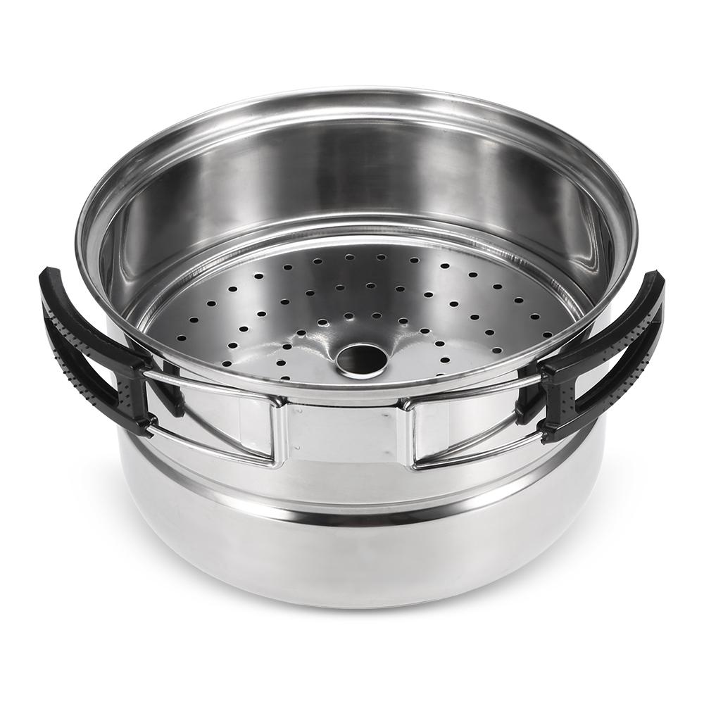 Bộ 3 cái nồi nấu ăn cắm trại Nồi bằng thép không gỉ