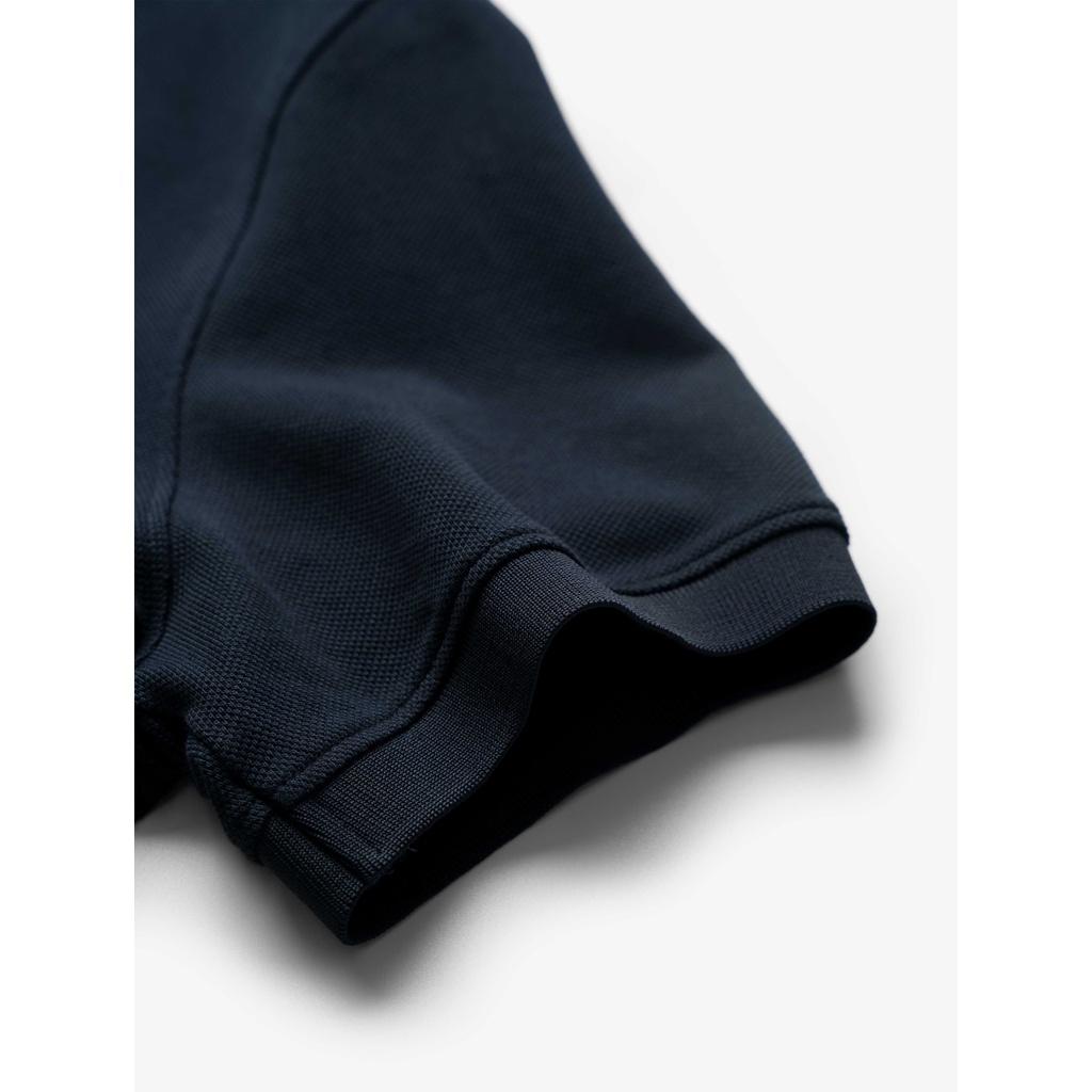 Áo Polo nam cổ bẻ UGO-NAVY vải cá sấu cotton UNI, nam tính, thanh lịch, sang trọng - POLOMANOR