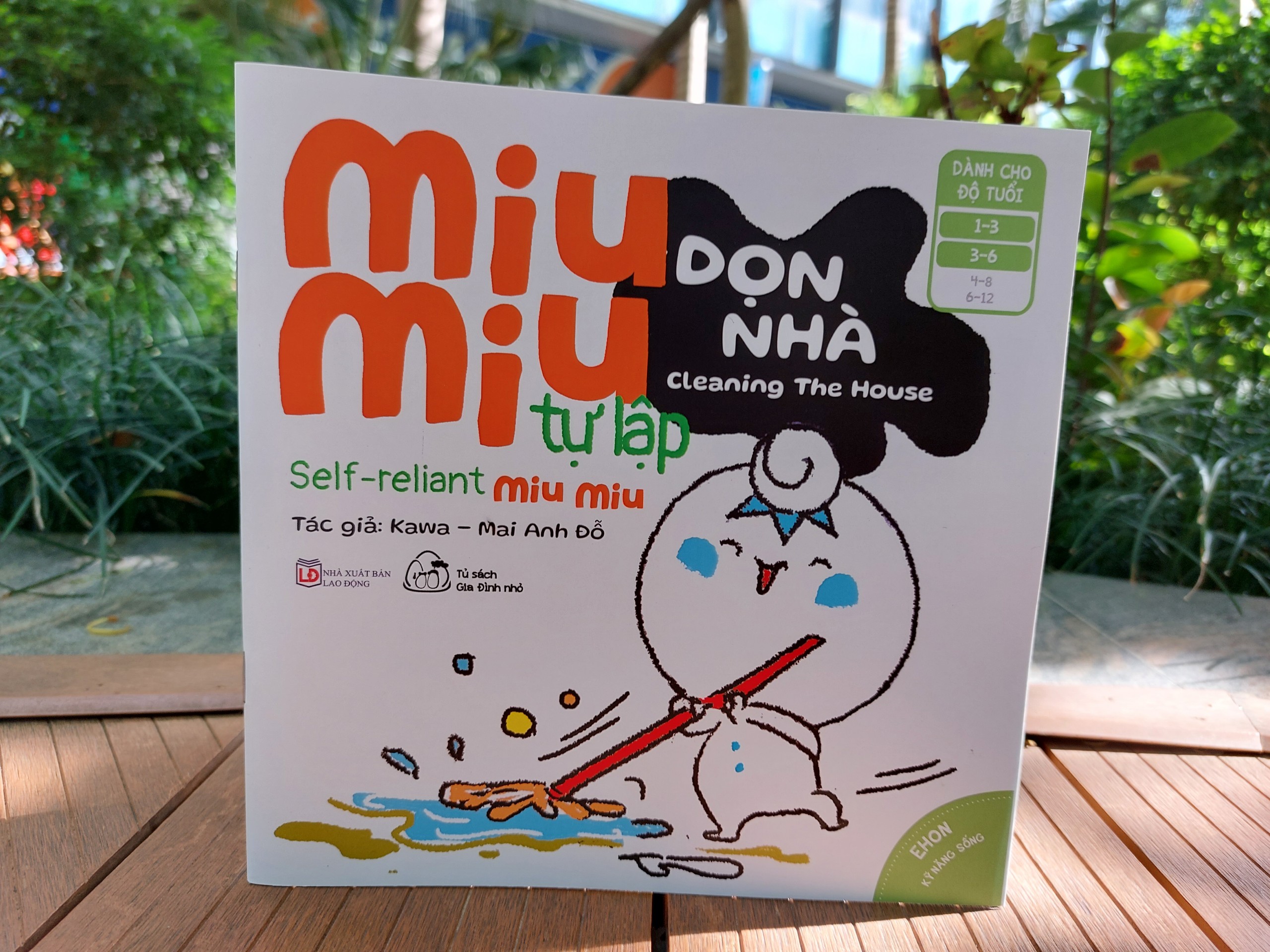Sách Ehon Kỹ Năng Sống - Bộ 8 cuốn - Miu Miu Tự Lập Phần 2
