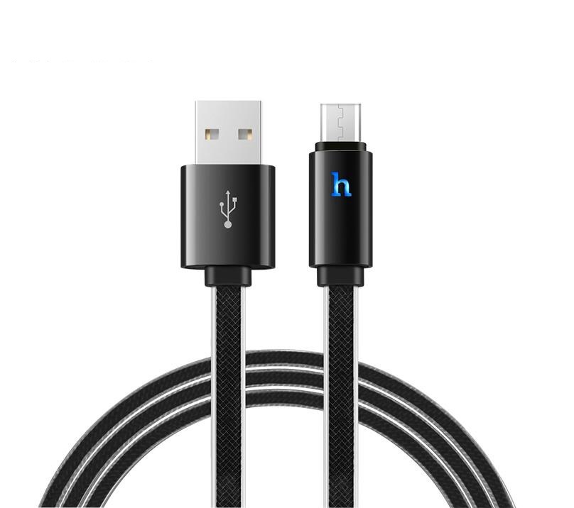 Cáp Sạc Hoco UPL12 Plus Micro USB (dòng máy Oppo F7, Xiaomi Redmi Note 5,Samsung A7...)  Sạc Nhanh 1,2m - Giao Màu Ngẫu Nhiên - Hàng Nhập Khẩu