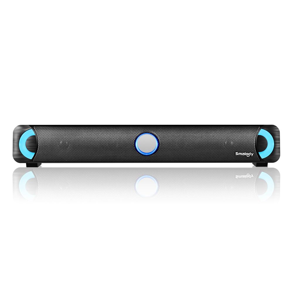 Loa thanh LED Soundbar Rạp hát tại nhà siêu trầm  10W Hỗ trợ LINE IN TF Smalody Bluetooth 4.2