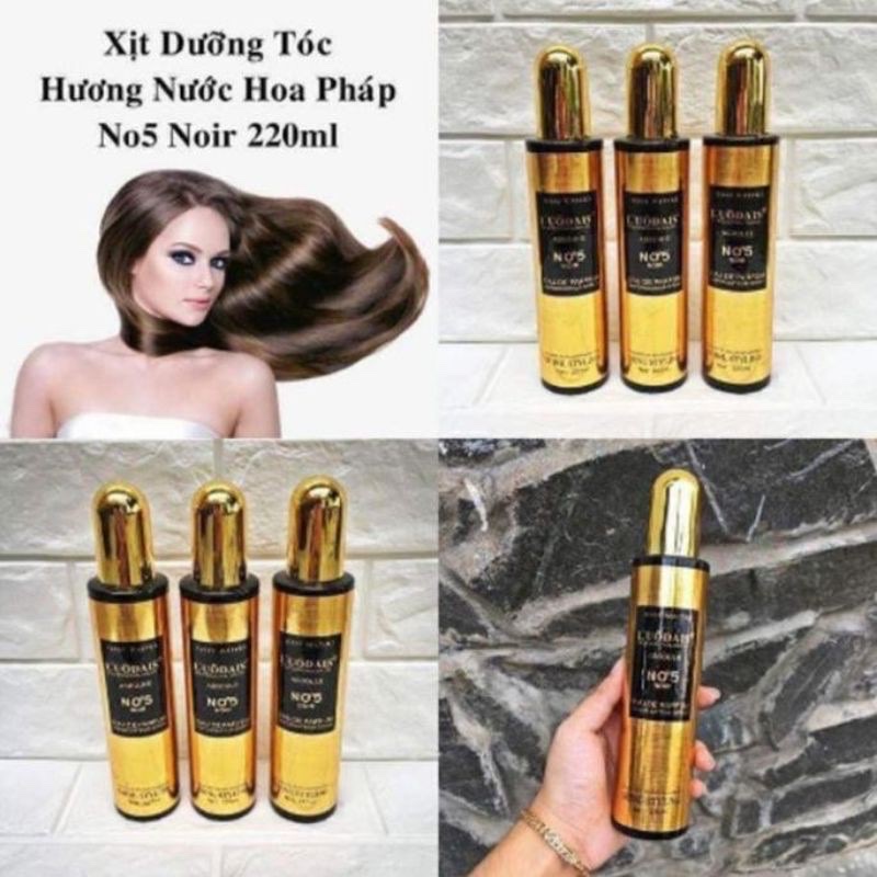 Xịt dưỡng tóc hương nước hoa ,chai 220ml ,phục hồi tóc hư tổn,hương thơm nhẹ nhàng cho bạn mái tóc bồng bềnh óng ả