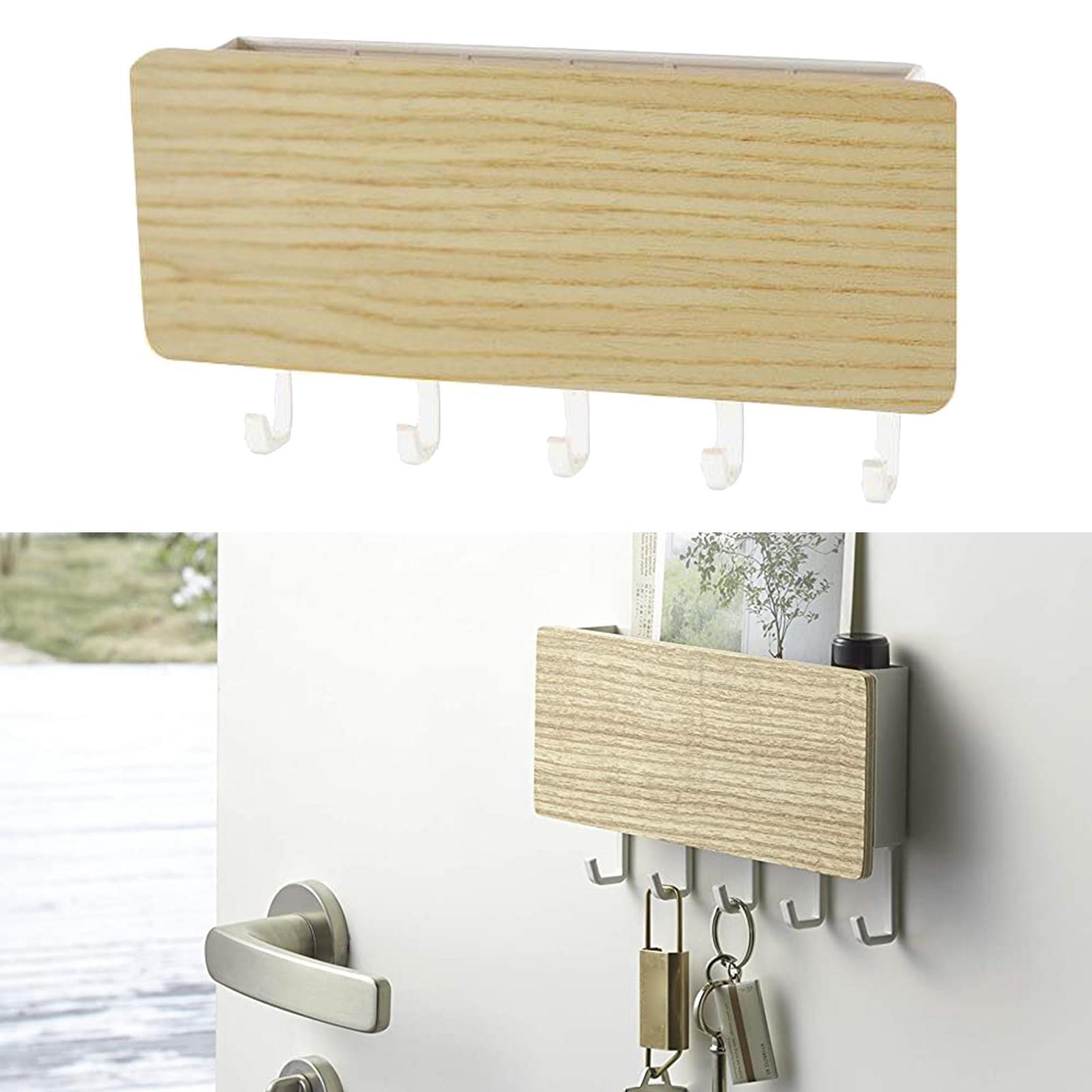 2Pcs Key Holder Letter Storage Door Rack Organizer Wall Hanger Hook