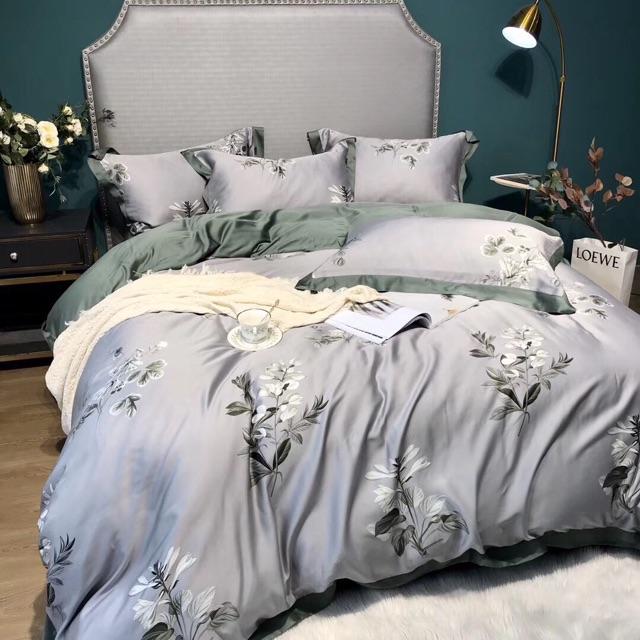 Bộ Tencel 60s cao cấp hoạ tiết 4 món