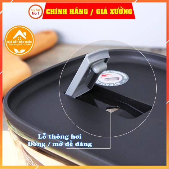 Hộp đựng thực phẩm thủy tinh chịu nhiệt có van thông hơi MORDEN STEAM HOLE LOCK&amp;LOCK-LLG940 550ml &amp; LLG945 760ml