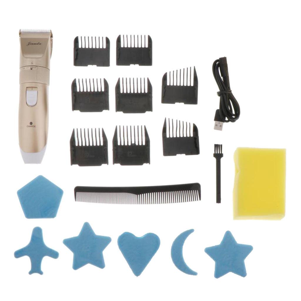 Men Electric Hair Clipper Hair Cut Shaver Barber Shop Home Rechargeable Trimmer