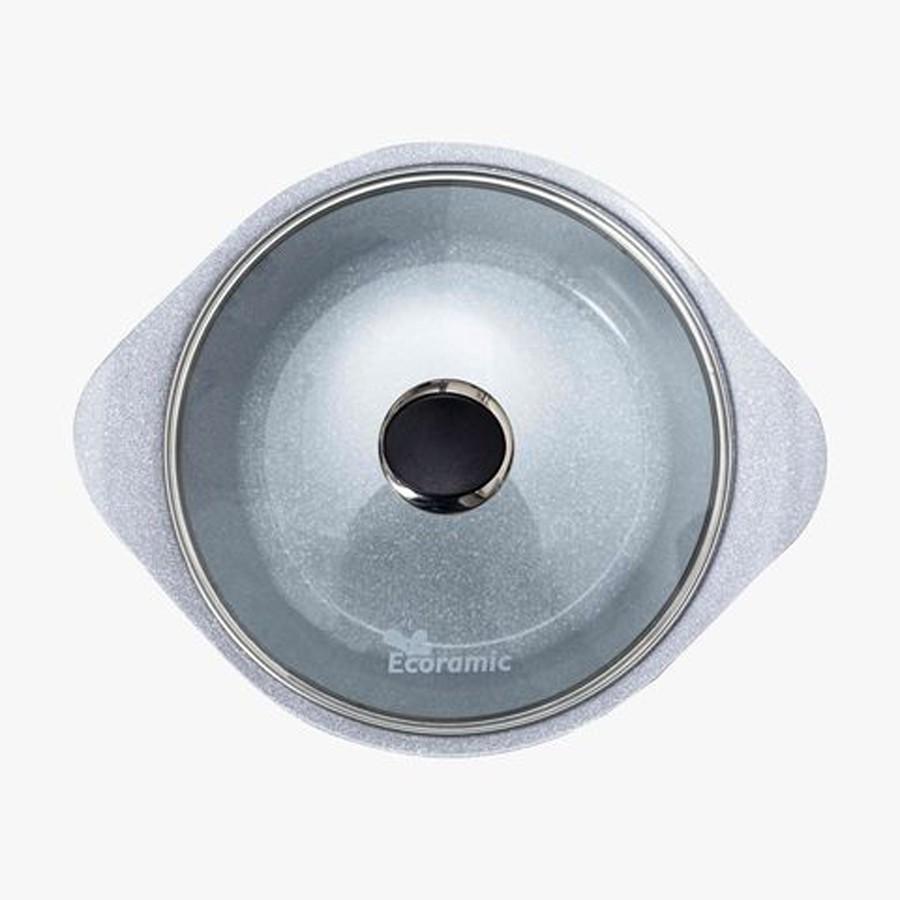 Nồi đá Ecoramic cao cấp phủ 5 lớp chống dính ceramic siêu bền – 24 cm- nấu được mọi loại bếp