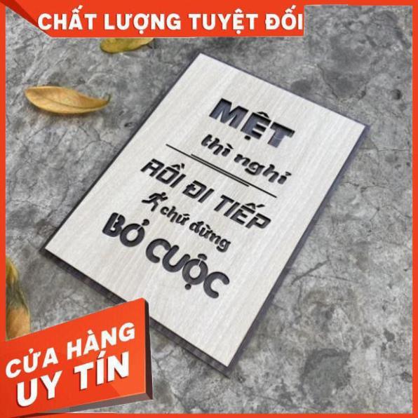 Tranh tạo động lực bằng Gỗ treo tường những câu nói slogan bất hủ ý nghĩa