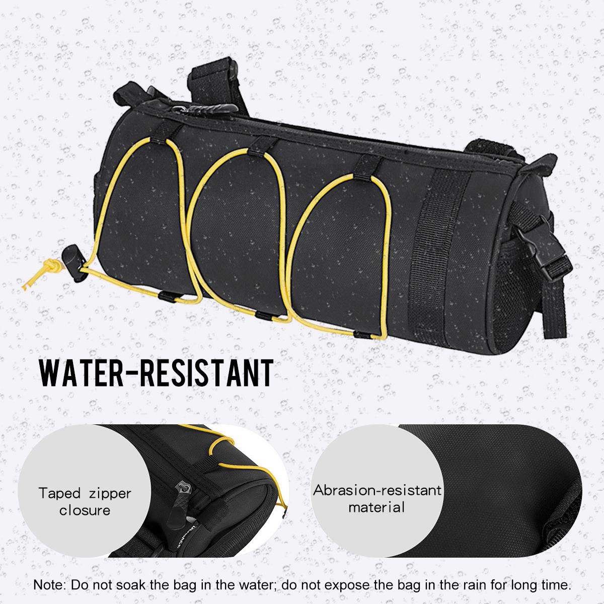 Bike Handlebar Bag Multifunctional Mountain Bike Front Bag Bicycle Frame Bag Shoulder Bag Cycling Storage Pouch Pannier