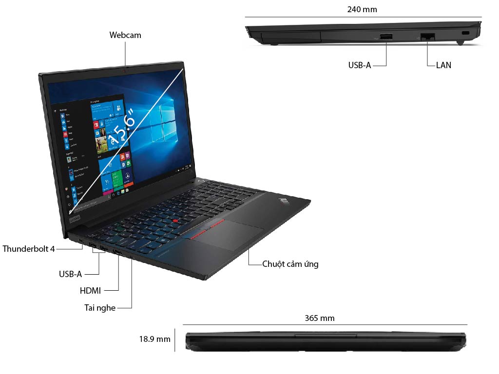 Laptop Lenovo Thinkpad E15 G4 - Hàng chính hãng