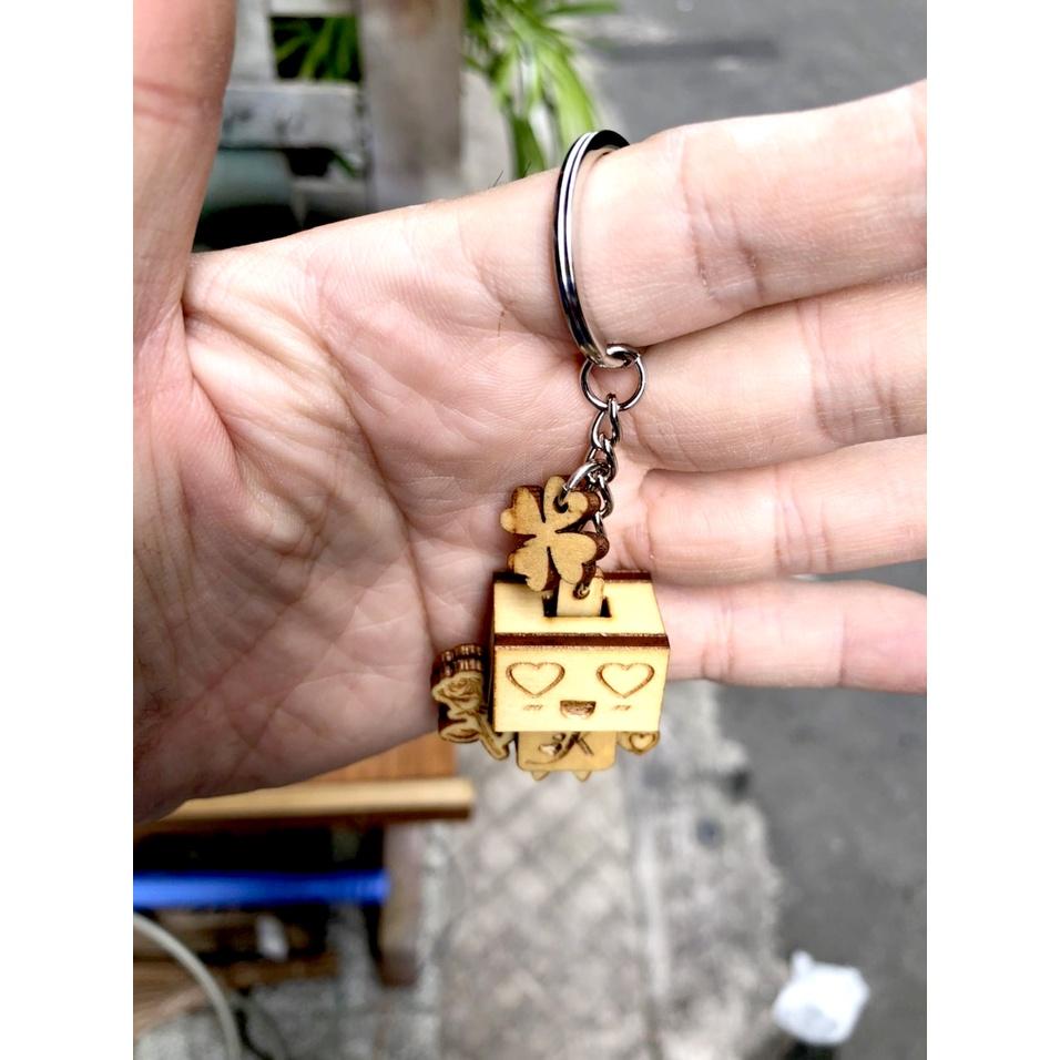 Danbo Tặng Hoa Có tên Của bạn và Người Thân