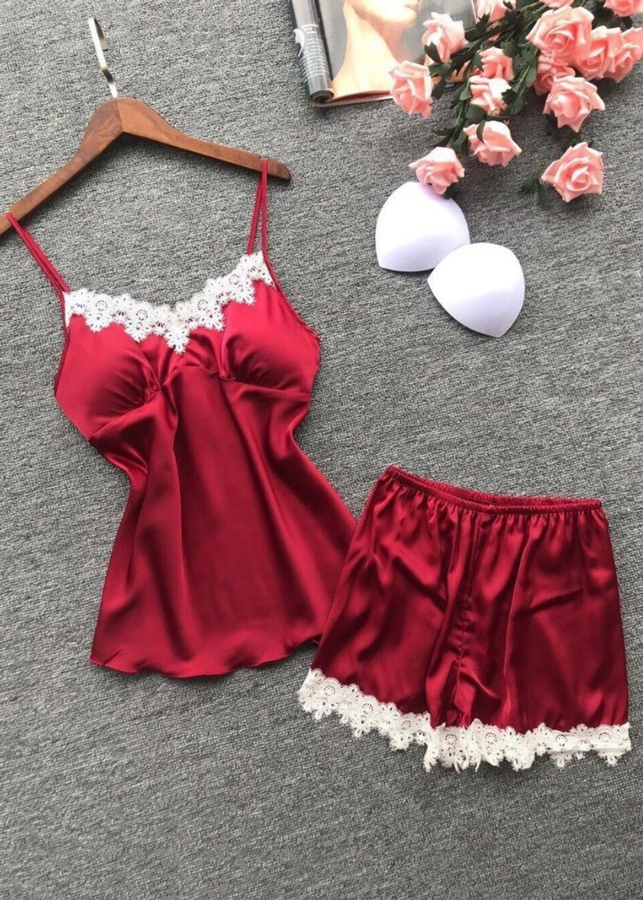 Bộ Ngủ Đùi Phi Lụa Ren Ngực 926