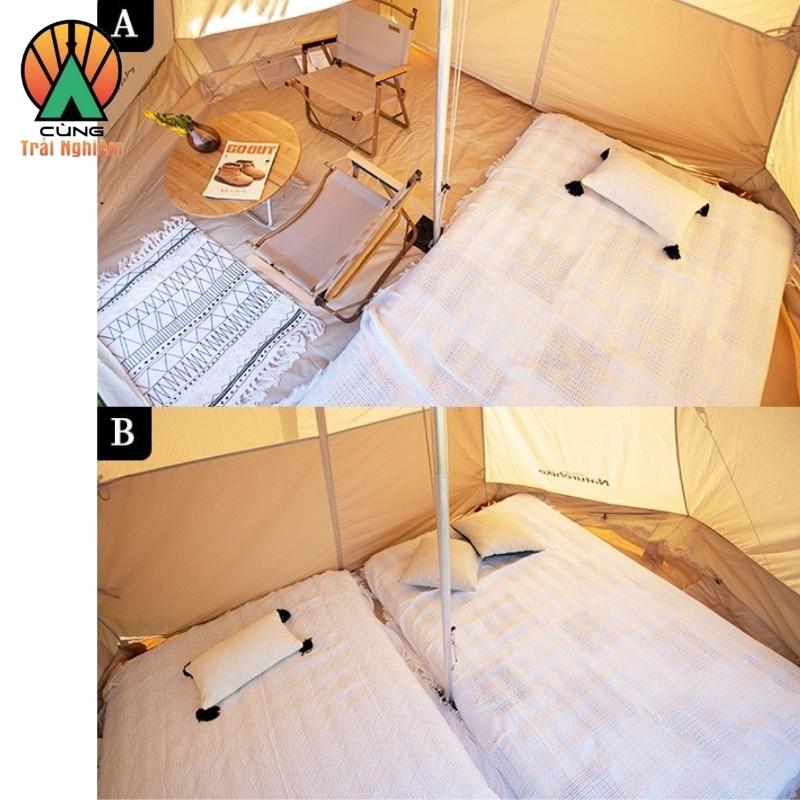 Lều Dã Ngoại Glamping NatureHike Brighten 6.4 Chống Nắng NH20ZP004