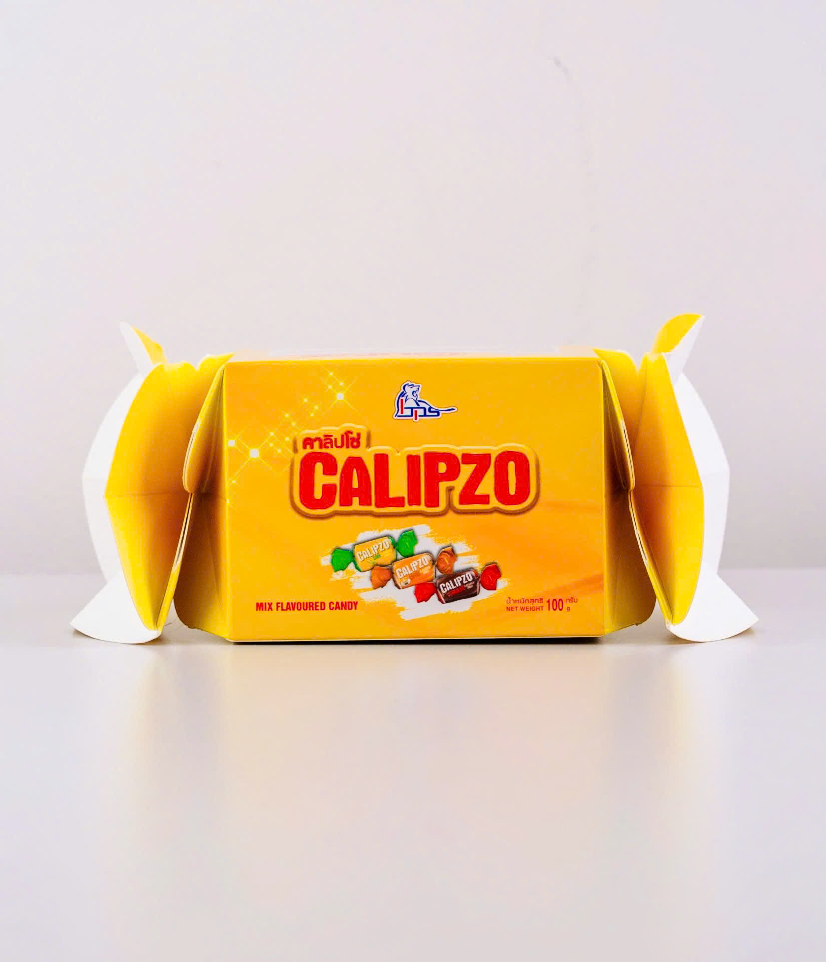 Kẹo Calipzo mix 100g ( hình xoắn ) Màu vàng