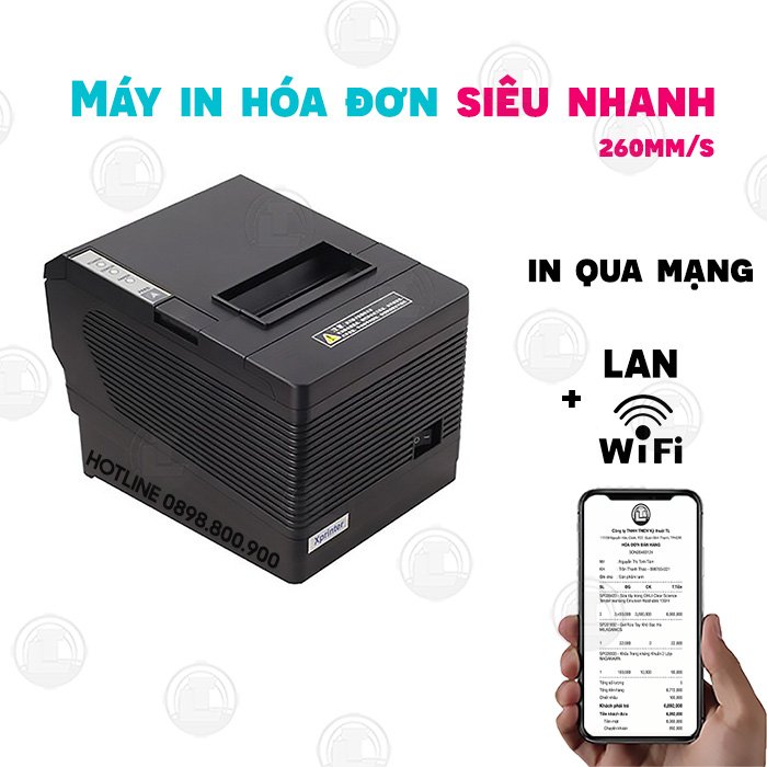 Máy In Hóa Đơn Xprinter Q260III - Hàng Nhập Khẩu