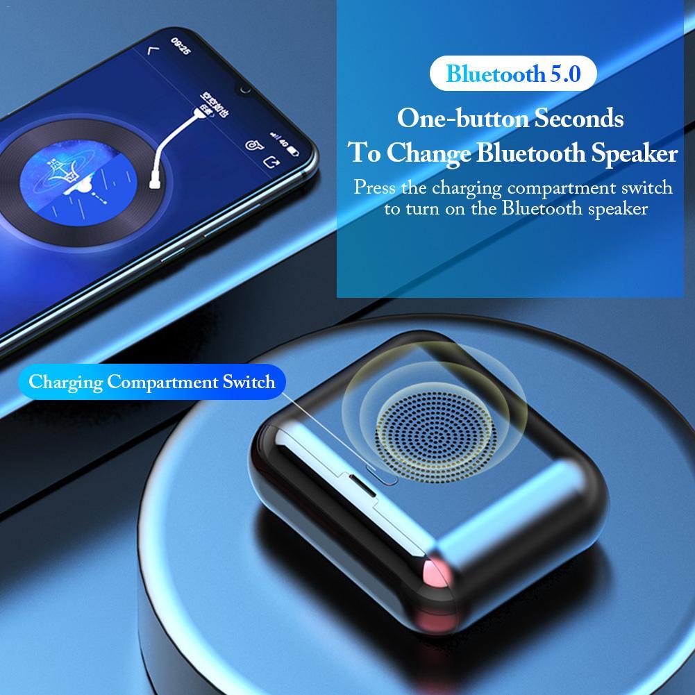 TWS  F9 3 Trong 1 Mini Tai Nghe Bluetooth  5.0 Cảm Ứng Thông Minh tặng kèm dock sạc kiêm loa bluetooth Stereo Tai Nghe Không Dây 9D  Âm Thanh Vòm loa Phiên Bản mới nhất 2019 -chính hãng