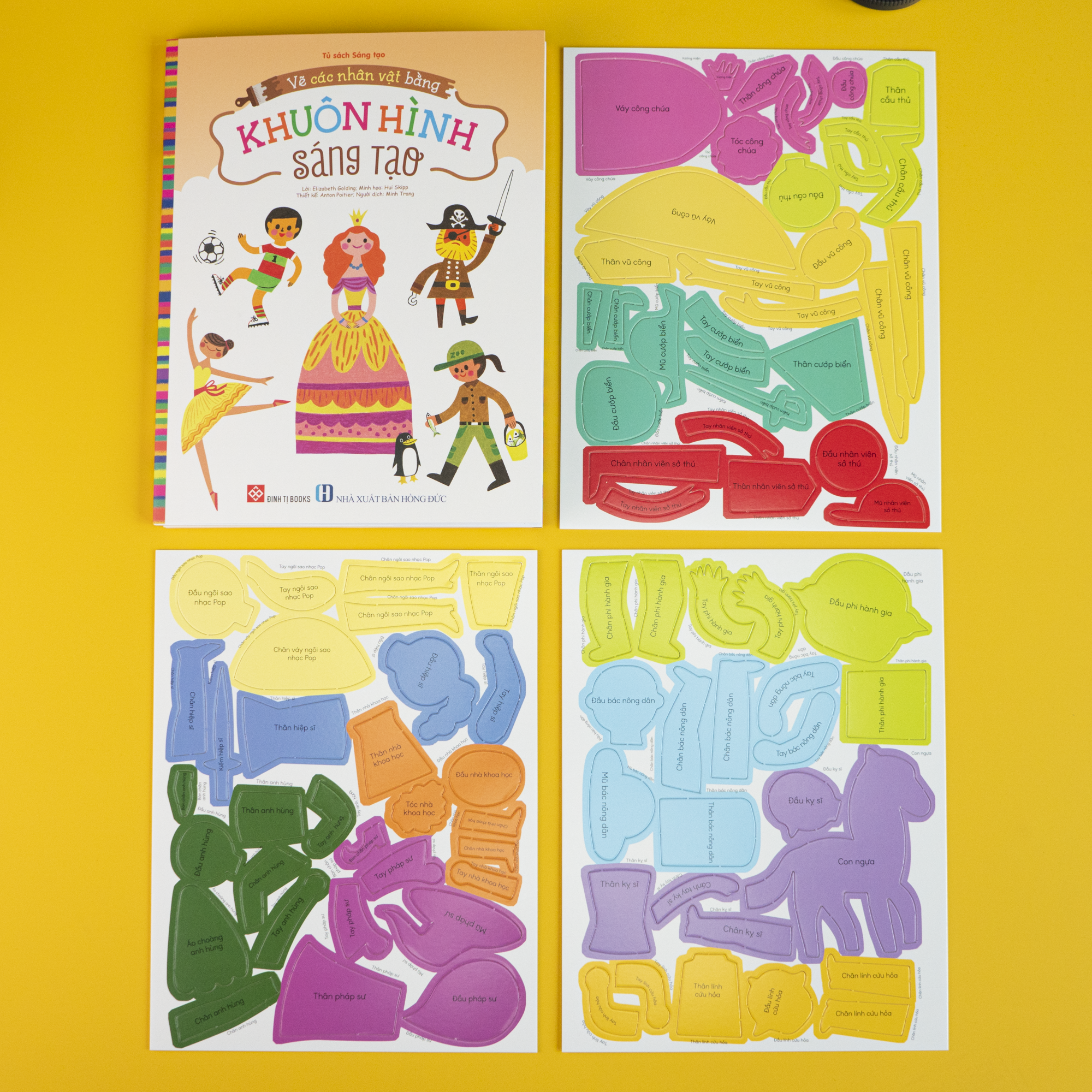 Sách Vẽ Bằng Khuôn Hình Sáng Tạo