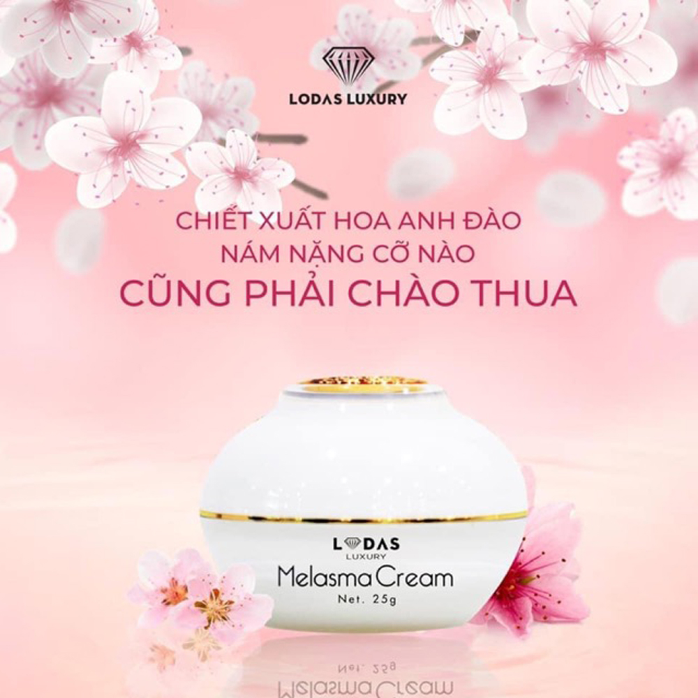 Cao Nám Hoa Hồng Melasma Cream Lodas Luxury - MP0000004 - Loại Bỏ Vết Sạm Nám - Làm Sáng Mịn Làn Da