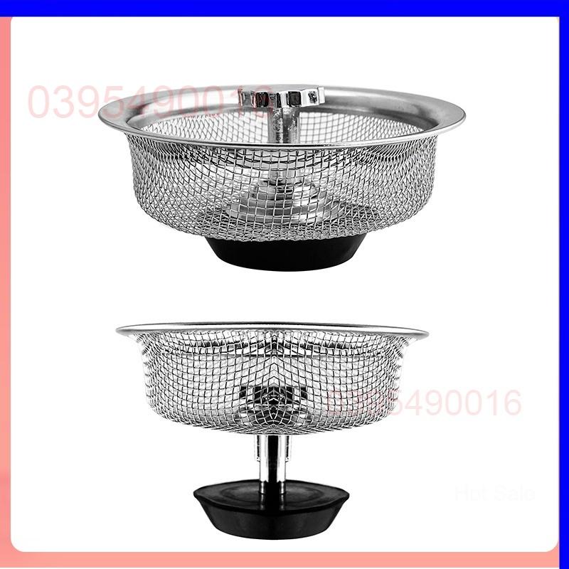 Lưới Lọc Rác Bồn Rửa Bằng Thép INOX Không Gỉ chịu lực tốt chống tắc nghẹt Tiện Dụng Cho Nhà Bếp, siêu thoát nước...