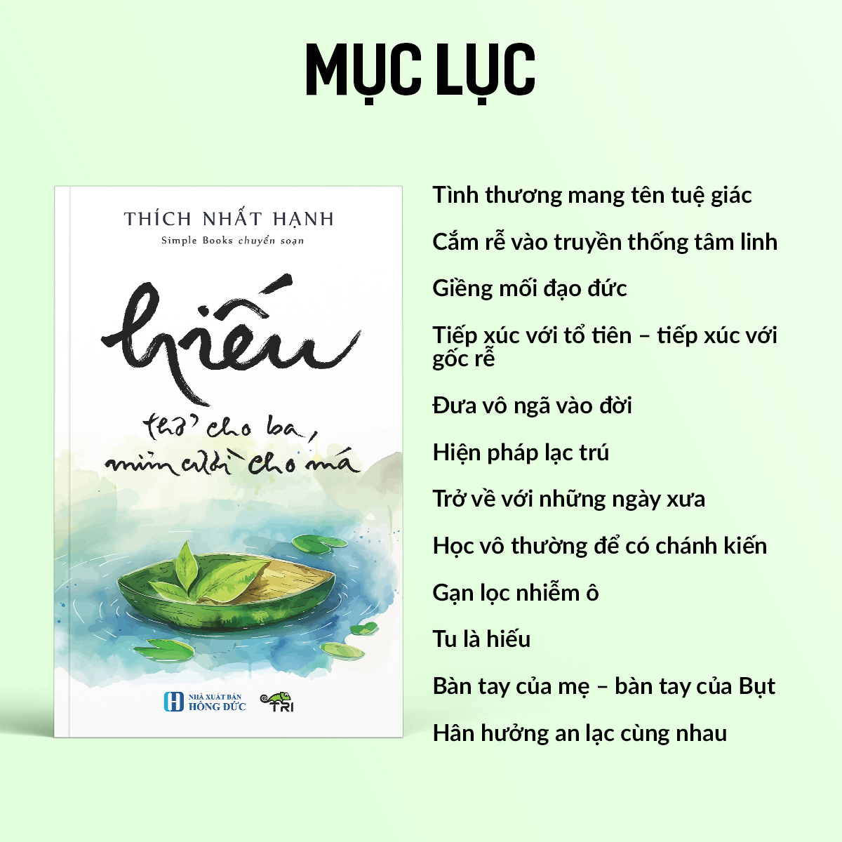 Sách Hiếu - Thở Cho Ba, Mỉm Cười Cho Má - Tuệ Tri