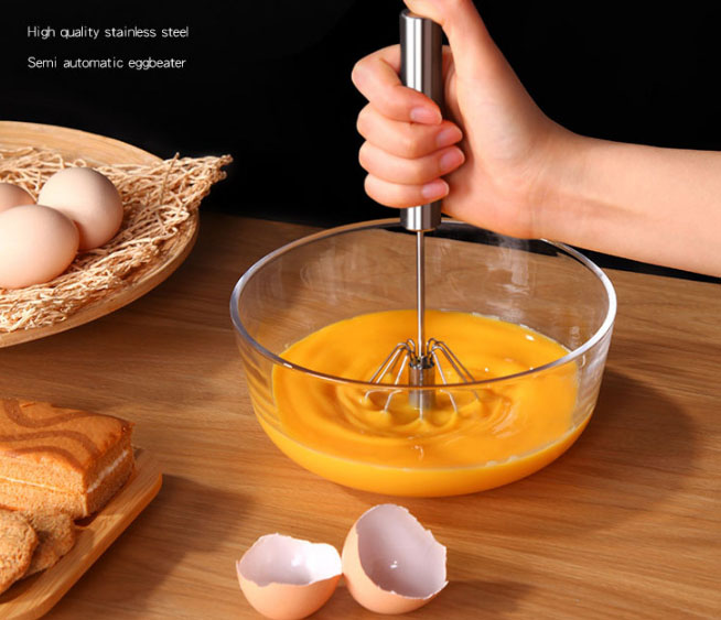 Máy đánh trứng đánh bột tạo bọt thực phẩm inox 304 cầm tay tiện dụng 30.2cm/Dụng cụ đa chức năng có thể đánh trứng, làm kem, trộn thuốc nhuộn tóc