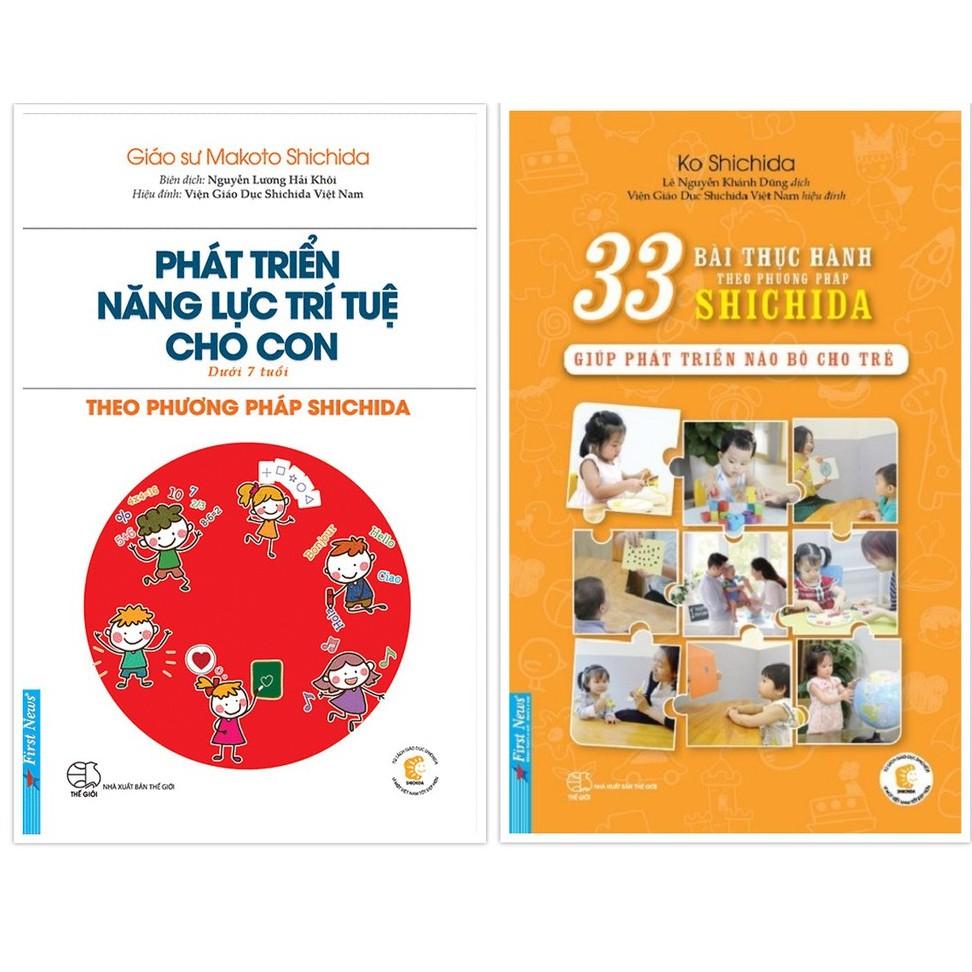 - Combo Phát triển năng lực trí tuệ cho con + 33 Bài thực hành theo phương pháp Shichida - - Bản Quyền