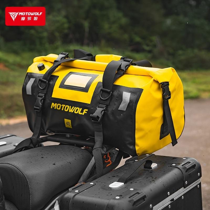 Túi chống nước MOTOWOLF 07MDL0717  (túi đã tích hợp dây cột) - túi chống thấm nước tuyệt đối - Vàng