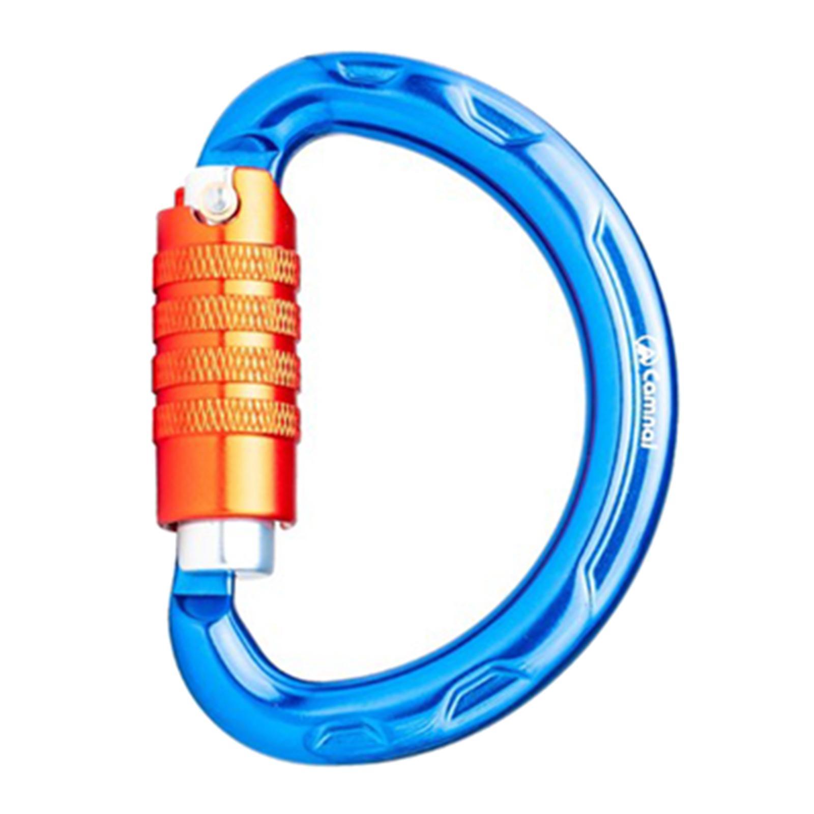 20KN Locking Carabiner Clip Aluminium Shape Hook for Climbing