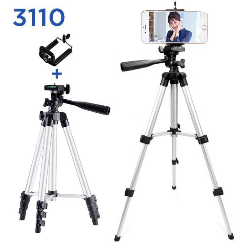 BỘ 1 TRIPOD VÀ 1 GIÁ ĐỠ - GẬY LIVESTREAM 3 CHÂN CỰC HOT 88202 SHOP TIỆN ÍCH h1