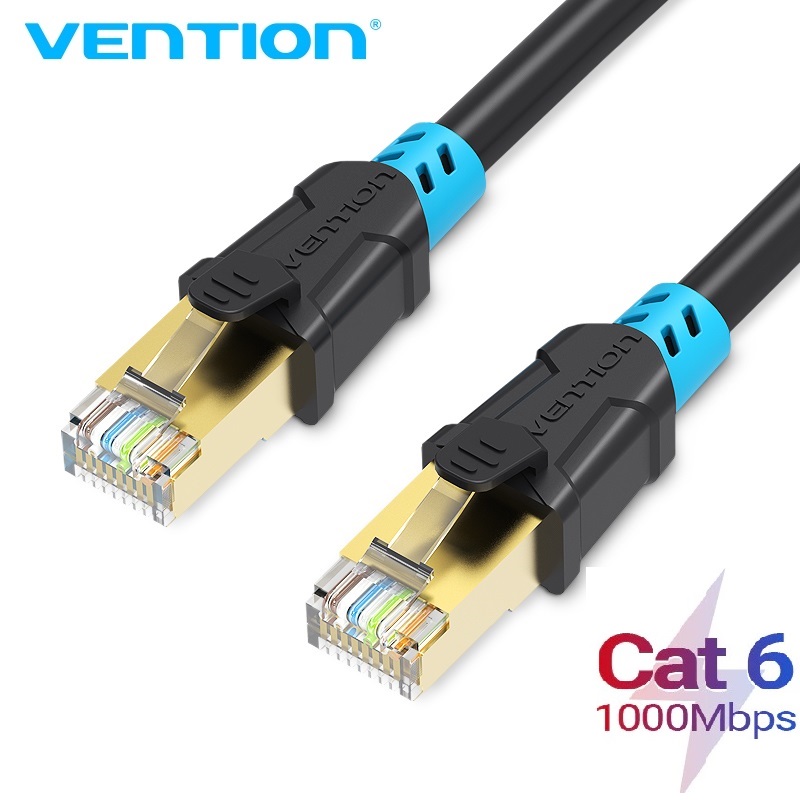 Dây cáp mạng đúc sẵn 2 đầu Cat6 SFTP - Hàng chính hãng Vention độ dài 1m - 30m