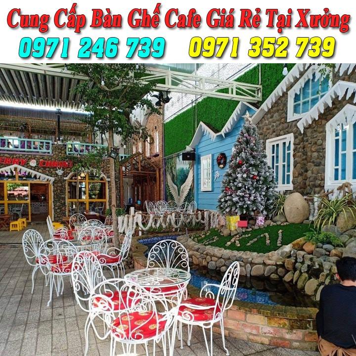 Bàn ghế sắt cafe ngoài trời cao cấp
